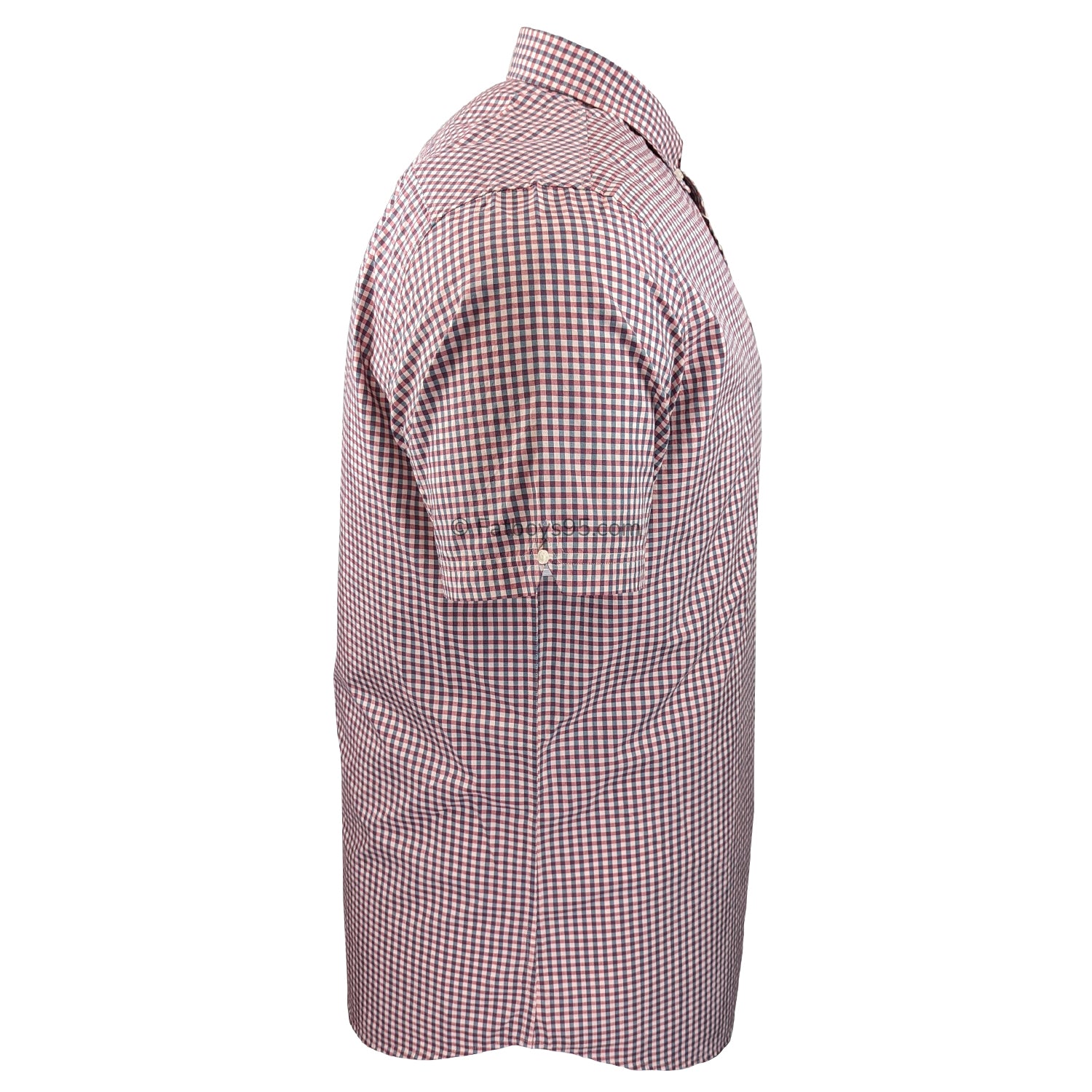 Ben Sherman Signature Core Gingham S/S Shirt - 0059142IL - Scarlet 6