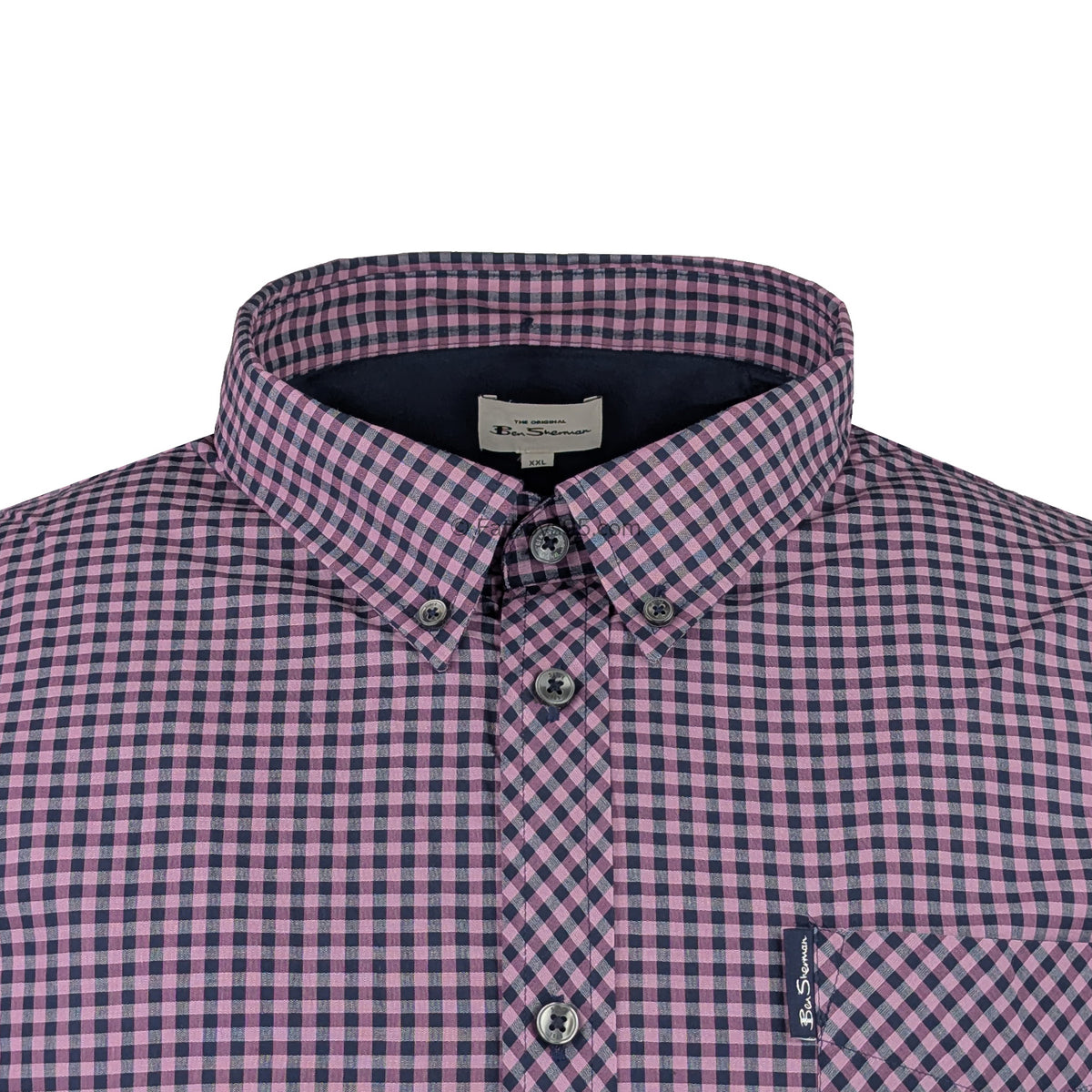 Ben Sherman S/S Shirt - 0059142IL - Violet 2