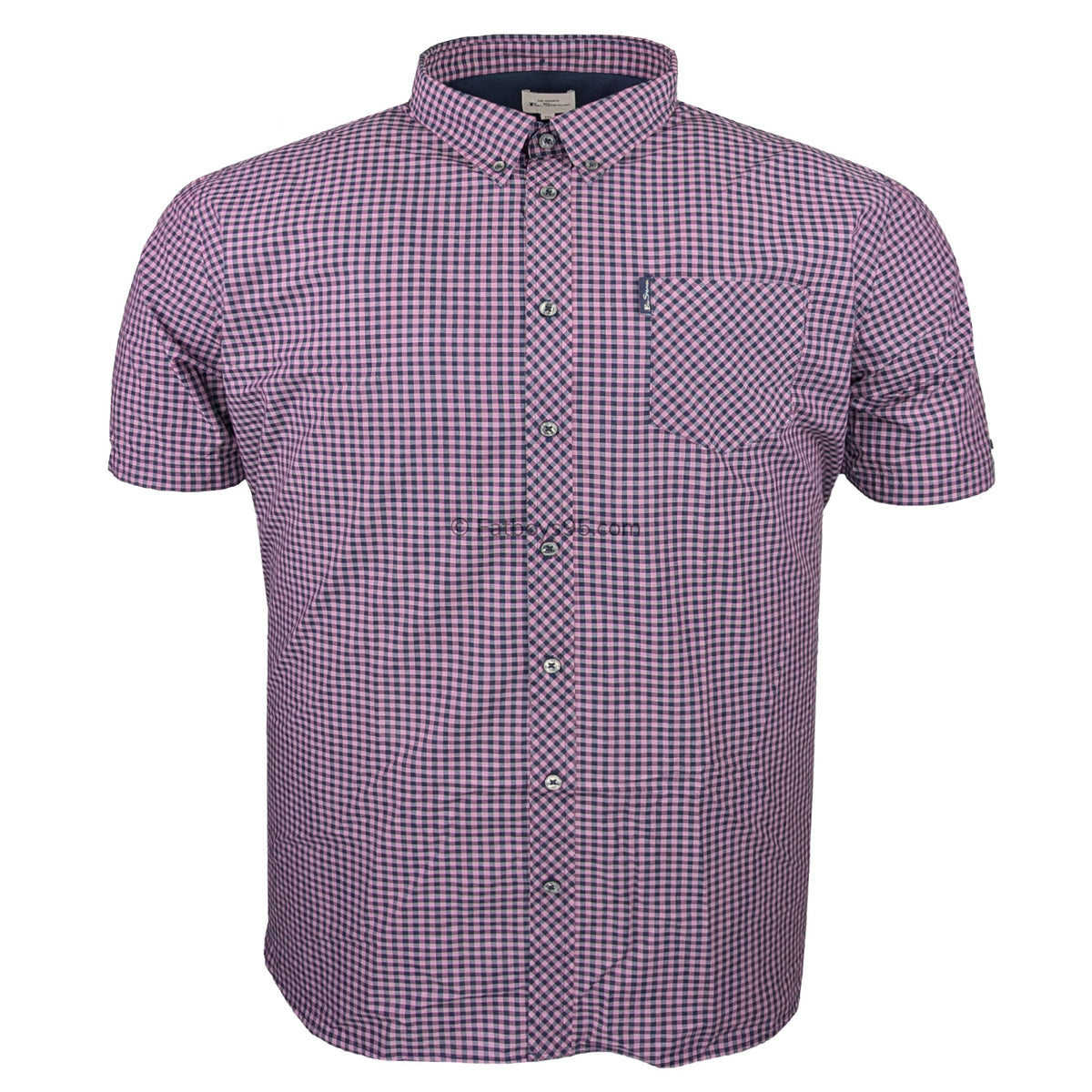 Ben Sherman S/S Shirt - 0059142IL - Violet 1