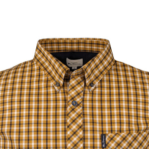 Ben Sherman Signature House Check S/S Shirt - 0059144IL - Mustard 2