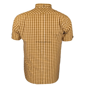 Ben Sherman Signature House Check S/S Shirt - 0059144IL - Mustard 3