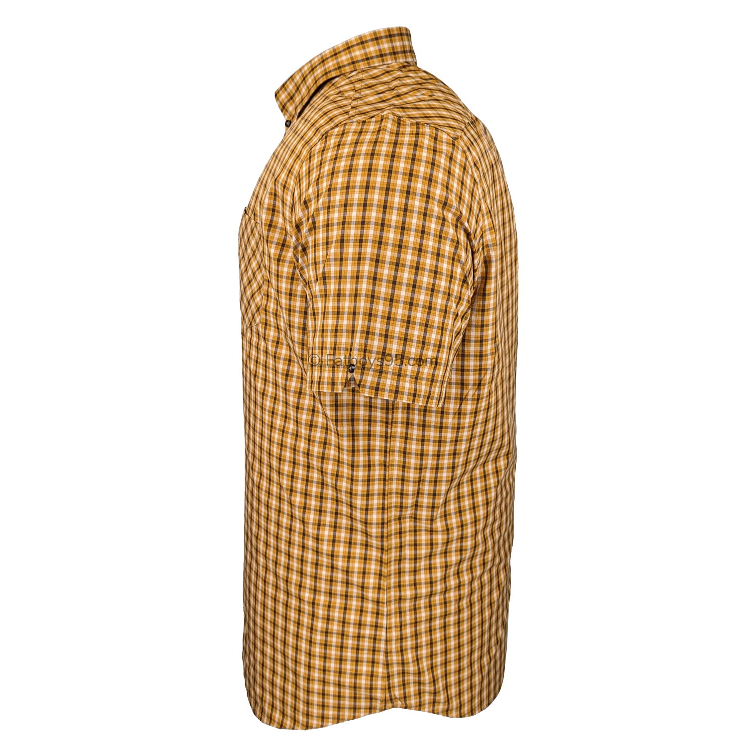 Ben Sherman Signature House Check S/S Shirt - 0059144IL - Mustard 4