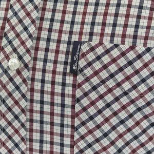 Ben Sherman Signature House Check S/S Shirt - 0059144IL - Red 3