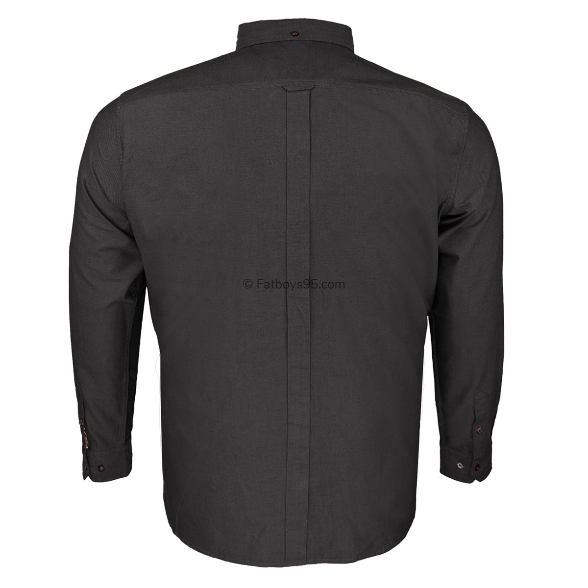 Ben Sherman L/S Oxford Shirt - 0065094IL - Barley Black 3