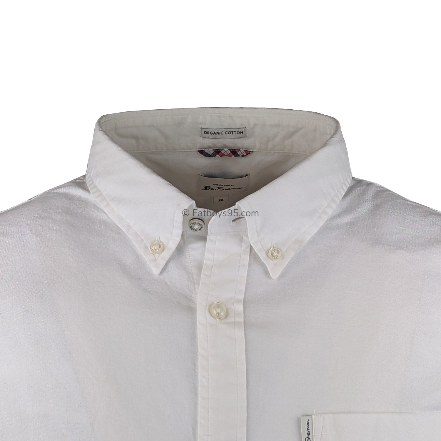 Ben Sherman L/S Oxford Shirt - 0065094IL - White 2