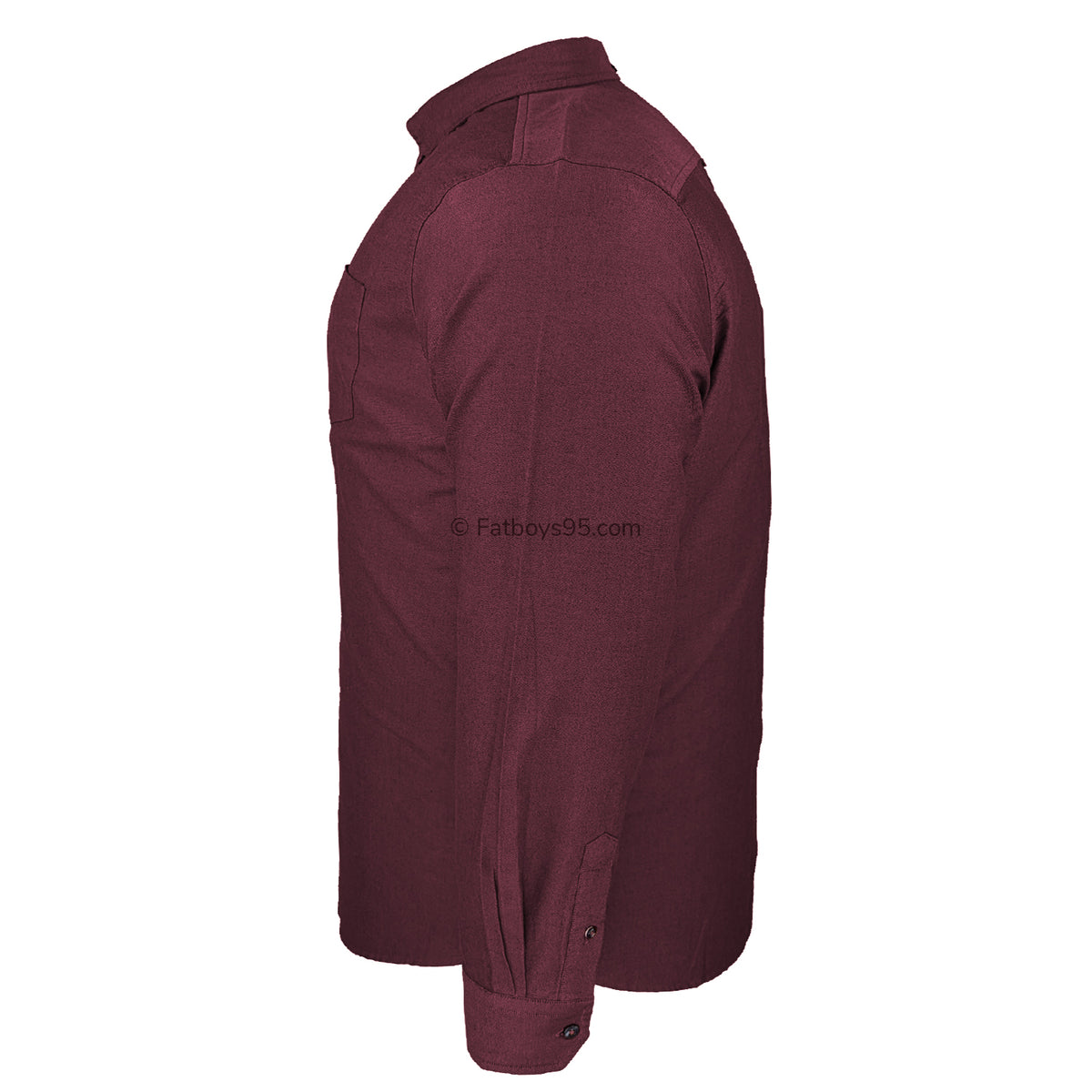 Ben Sherman L/S Oxford Shirt - 0065094IL - Wine 4