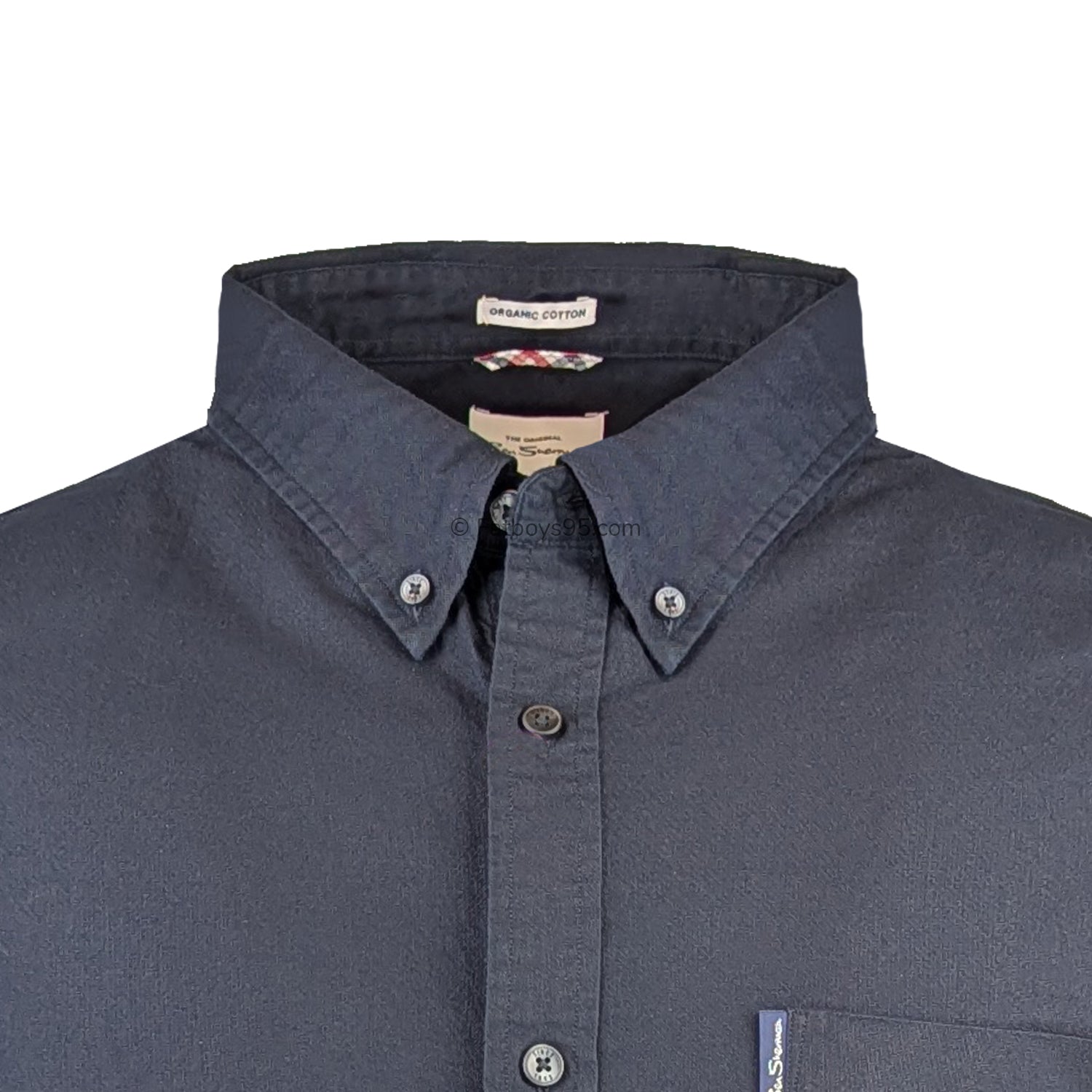 Ben Sherman S/S Oxford Shirt - 0065095IL - Black 2