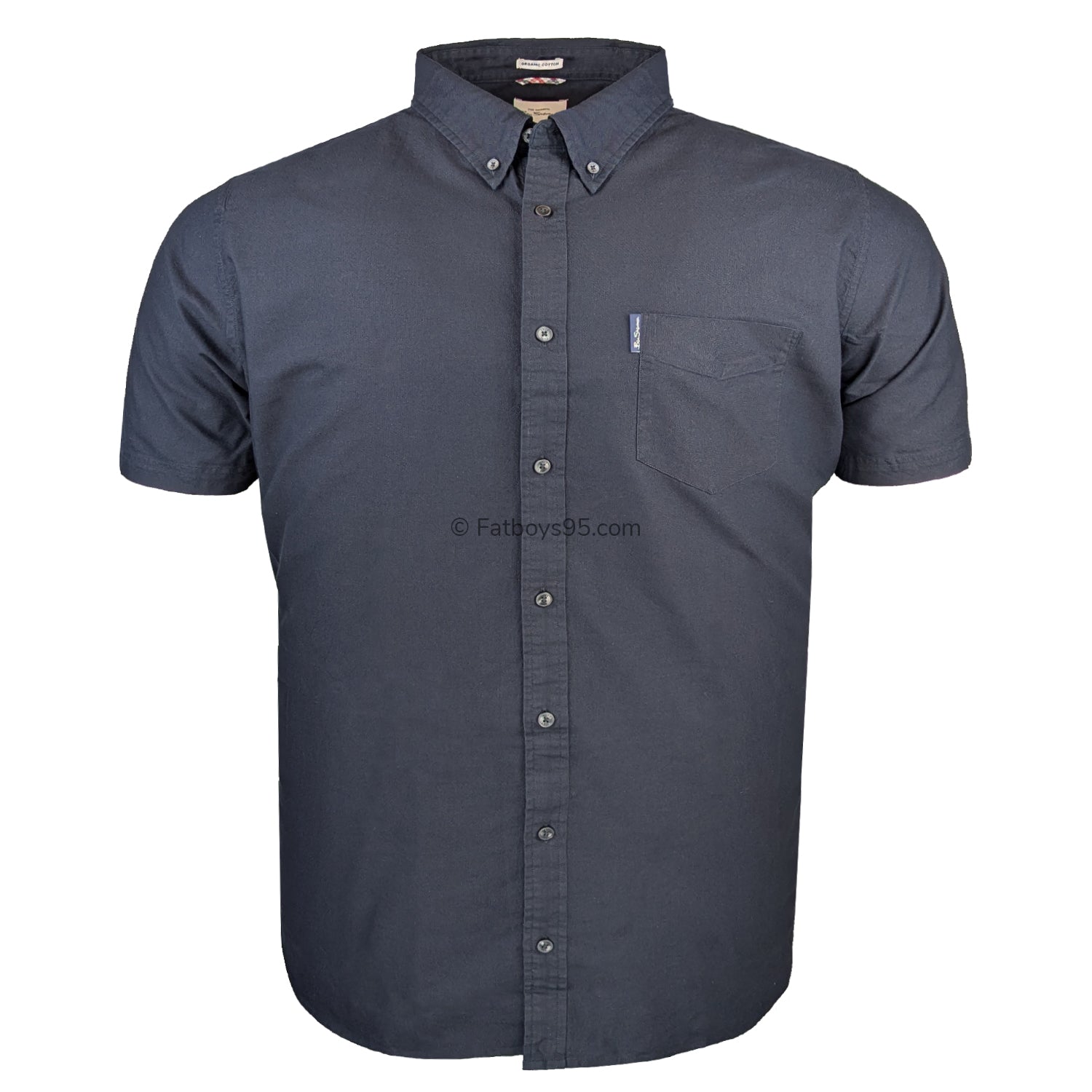Ben Sherman S/S Oxford Shirt - 0065095IL - Black 1