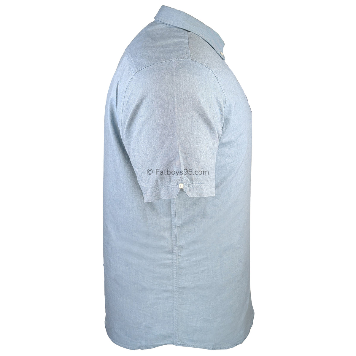 Ben Sherman S/S Oxford Shirt - 0065095IL - Blue Shadow 5