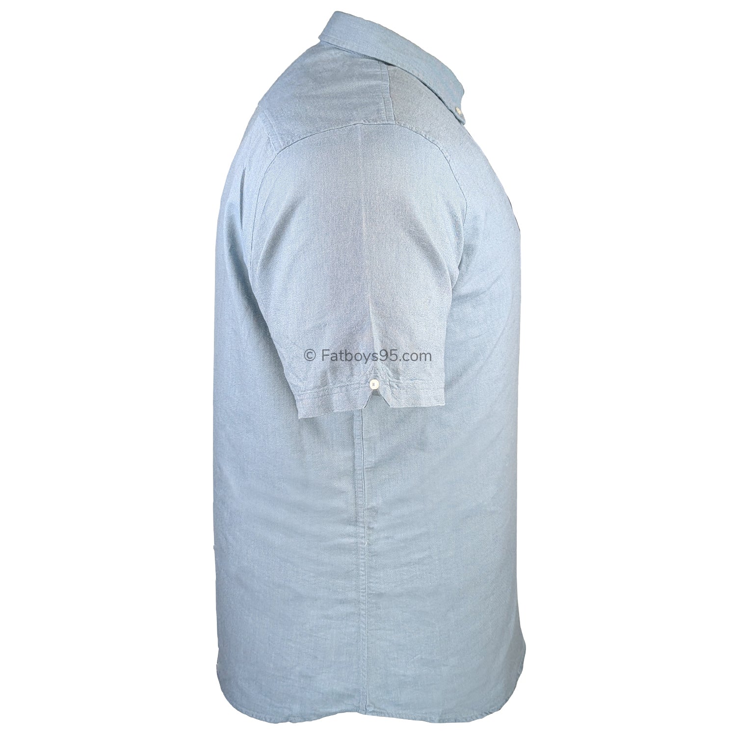 Ben Sherman S/S Oxford Shirt - 0065095IL - Blue Shadow 5