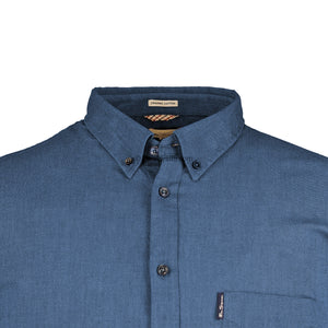 Ben Sherman S/S Oxford Shirt - 0065095IL - Dark Blue 2