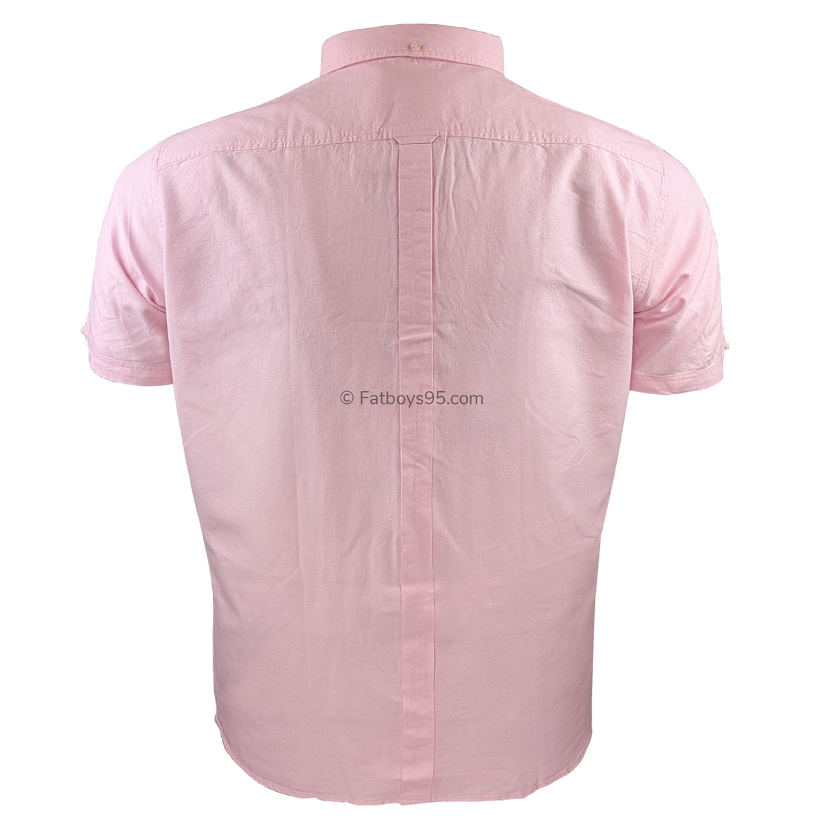 Ben Sherman S/S Oxford Shirt - 0065095IL - Light Pink 4