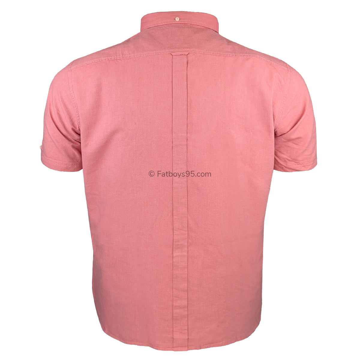 Ben Sherman S/S Oxford Shirt - 0065095IL - Raspberry 3
