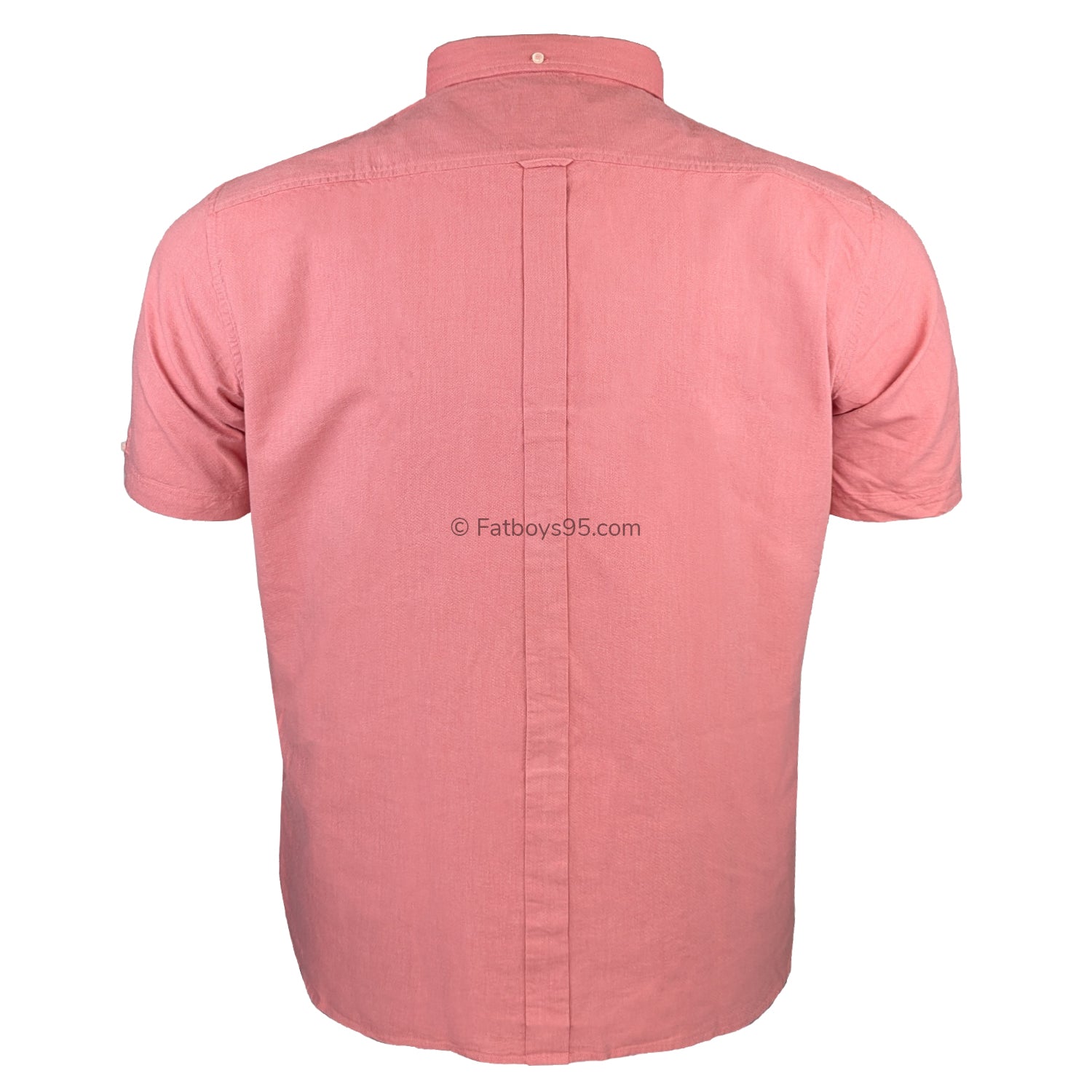 Ben Sherman S/S Oxford Shirt - 0065095IL - Raspberry 3