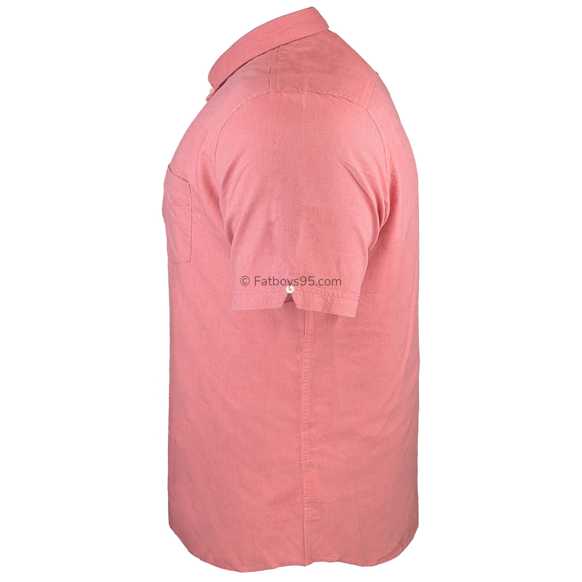 Ben Sherman S/S Oxford Shirt - 0065095IL - Raspberry 4