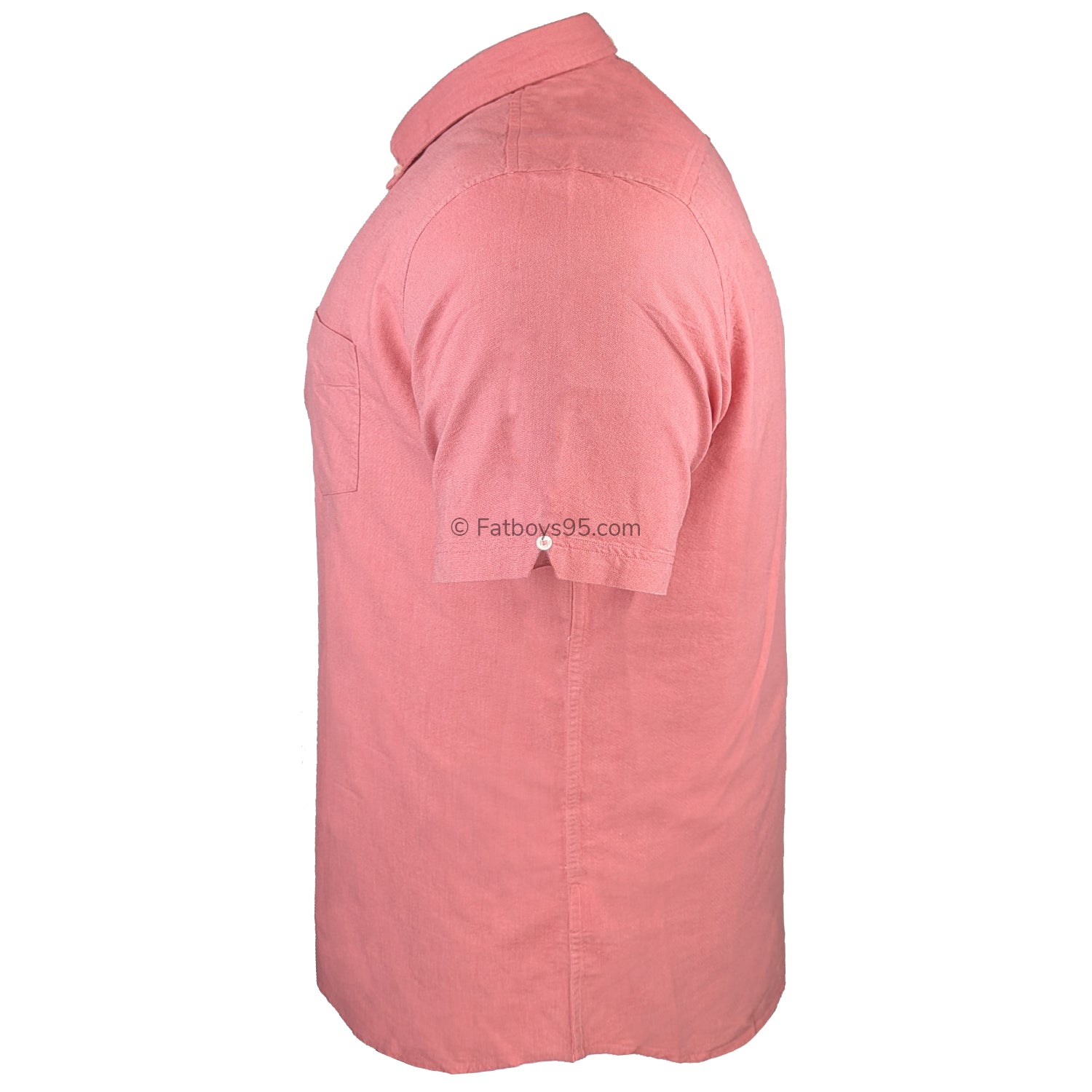 Ben Sherman S/S Oxford Shirt - 0065095IL - Raspberry 4