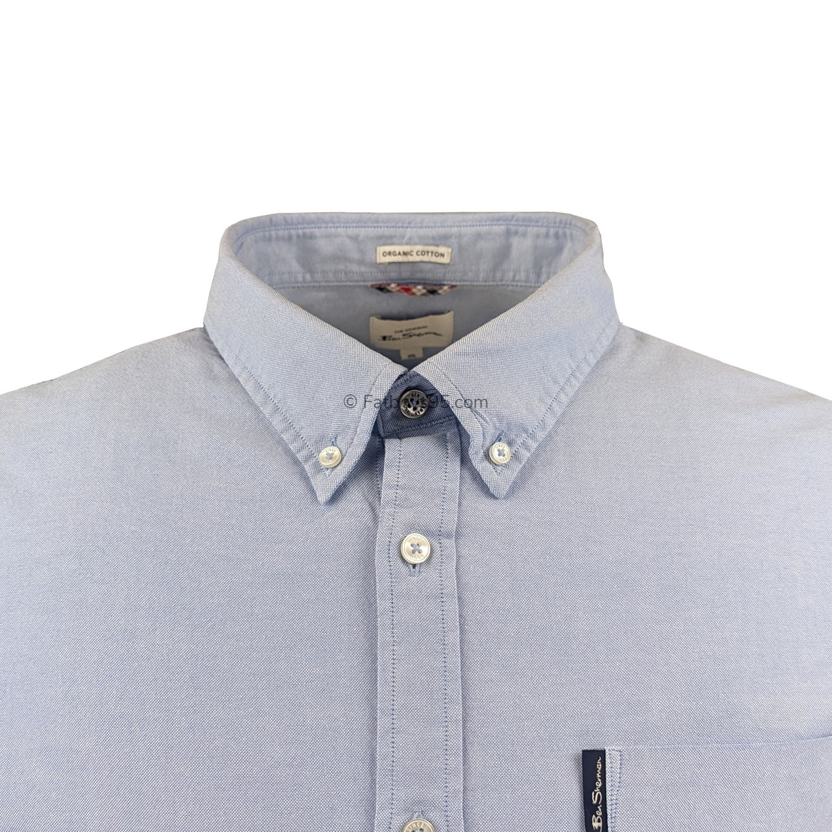 Ben Sherman S/S Oxford Shirt - 0065095IL - Sky 2
