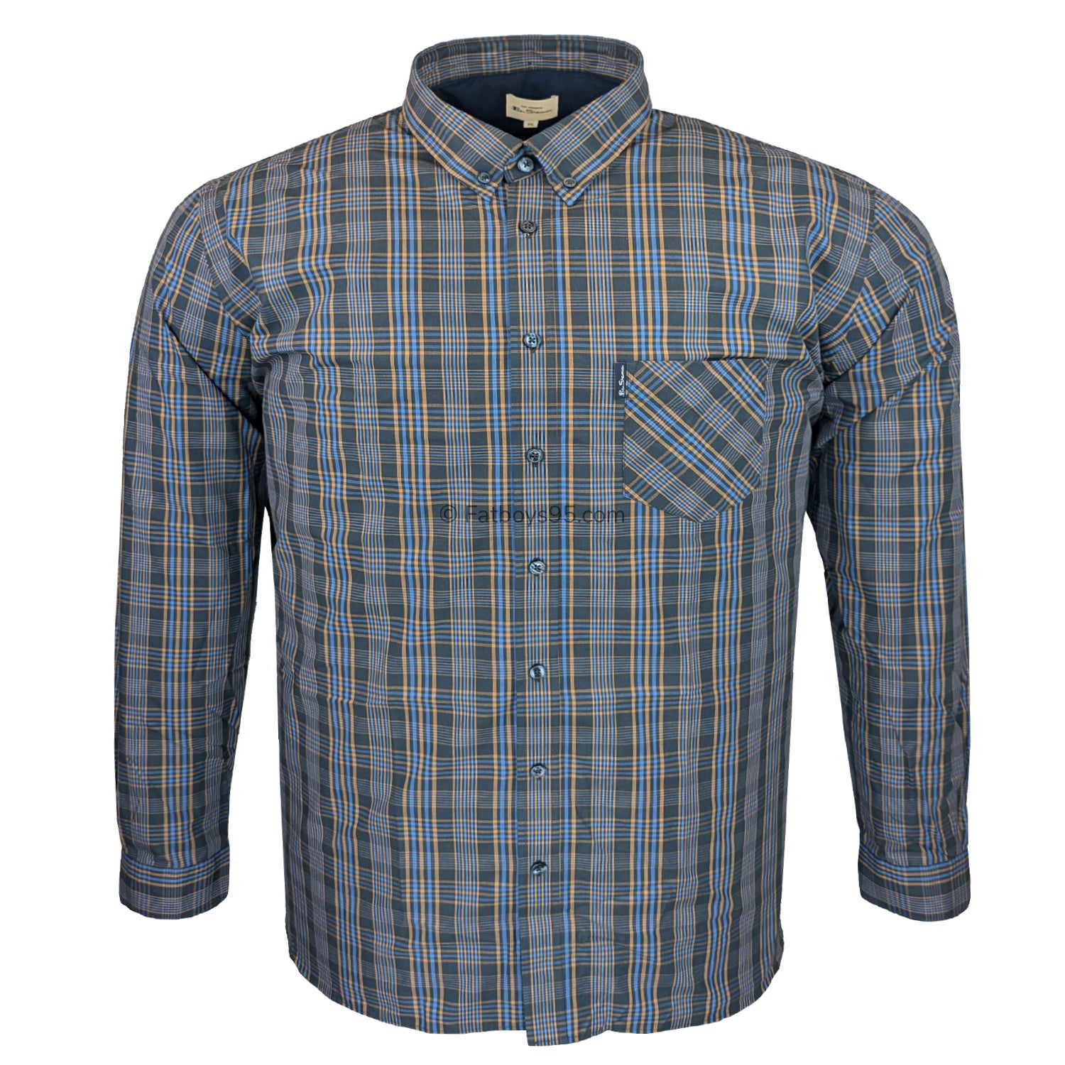 Ben Sherman L/S Shirt - 0065406IL - Midnight 1