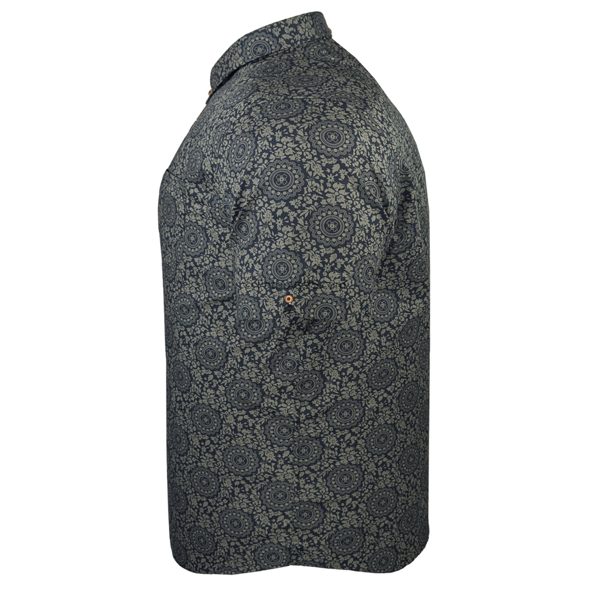 Ben Sherman S/S Shirt - 0066662IL - Dark Khaki 4