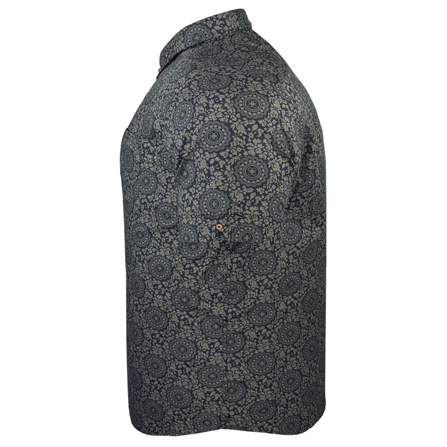 Ben Sherman S/S Shirt - 0066662IL - Dark Khaki 4