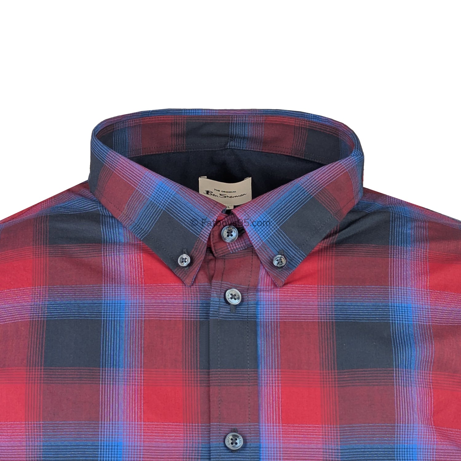Ben Sherman L/S Shirt - 0068081IL - Red 2