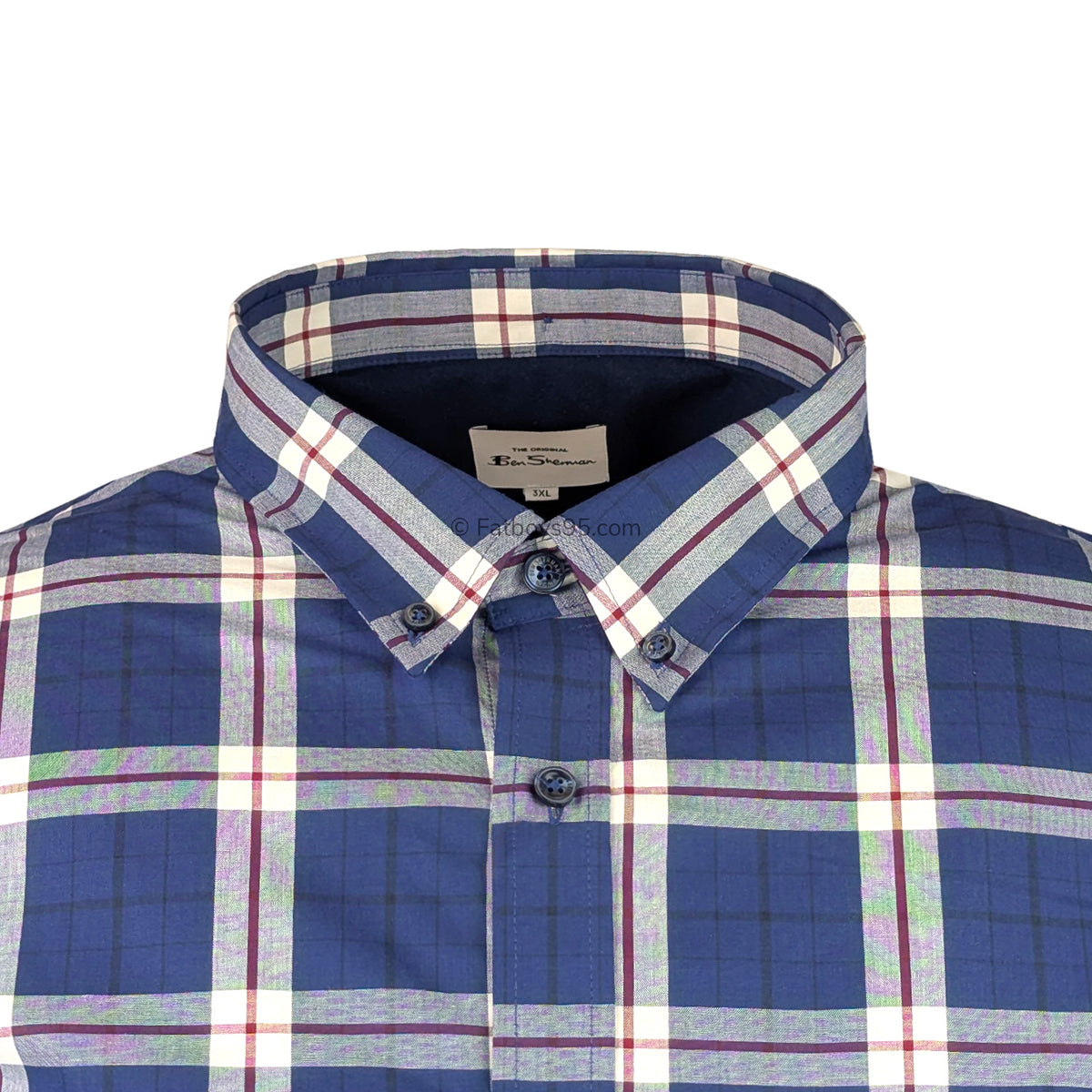 Ben Sherman L/S Shirt - 0068083IL - Royal 2