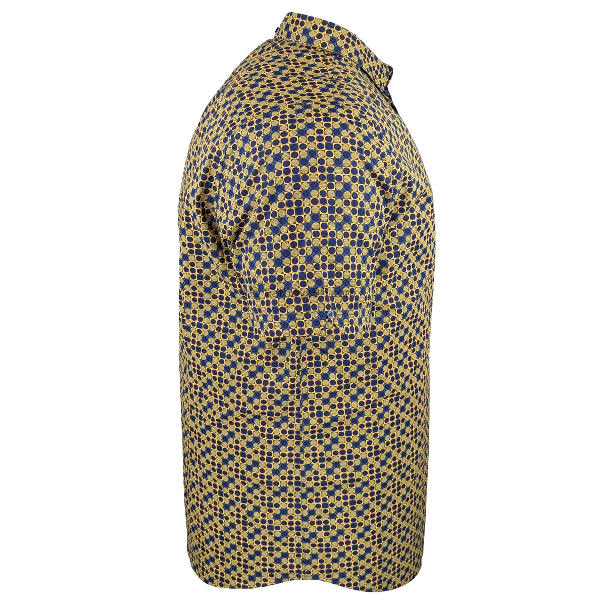 Ben Sherman S/S Geo Print Shirt - 0071110IL - Lemon 5