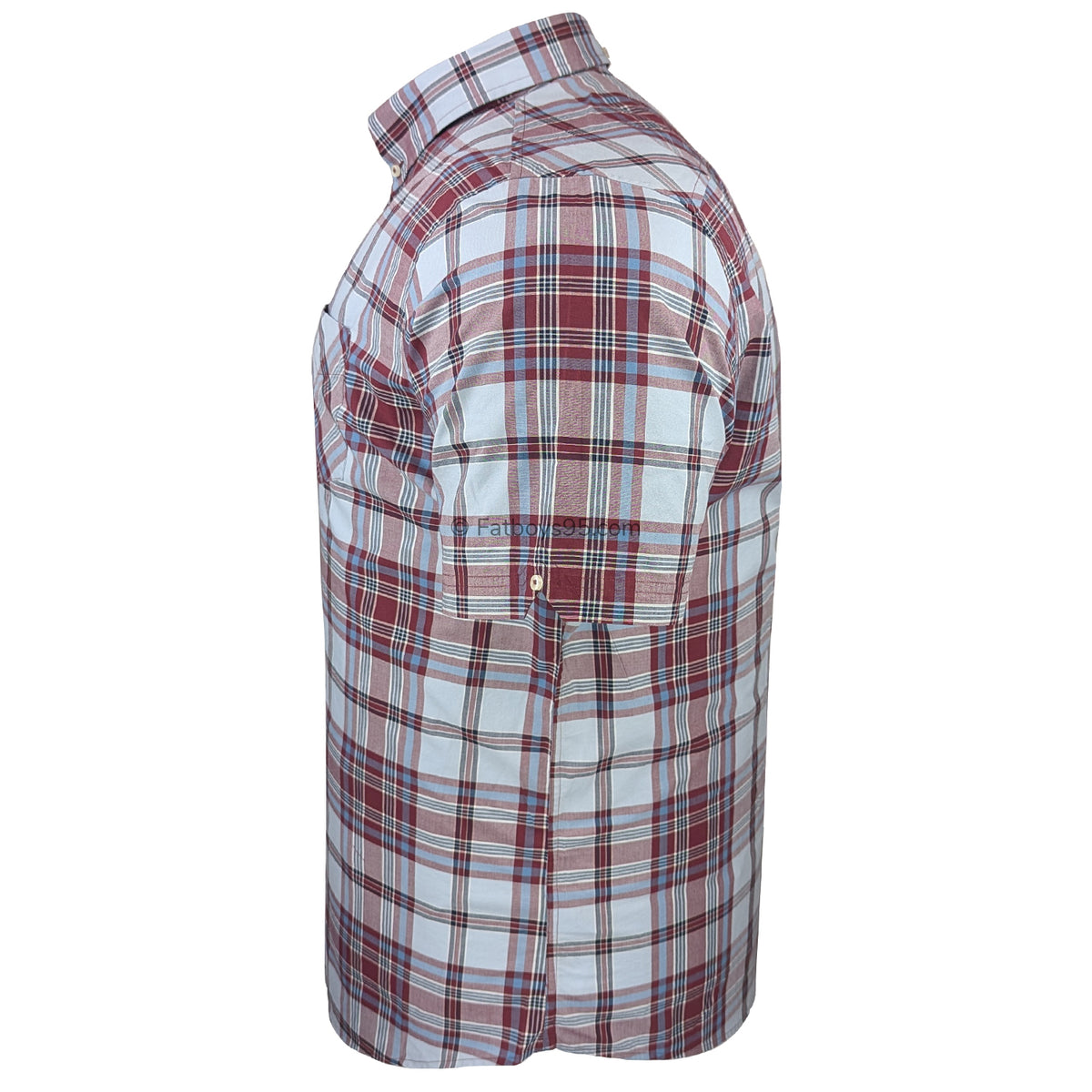 Ben Sherman S/S Classic Check Shirt - 0071135IL - Light Blue 5