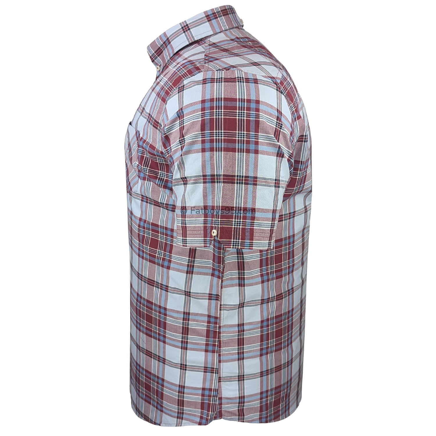 Ben Sherman S/S Classic Check Shirt - 0071135IL - Light Blue 5