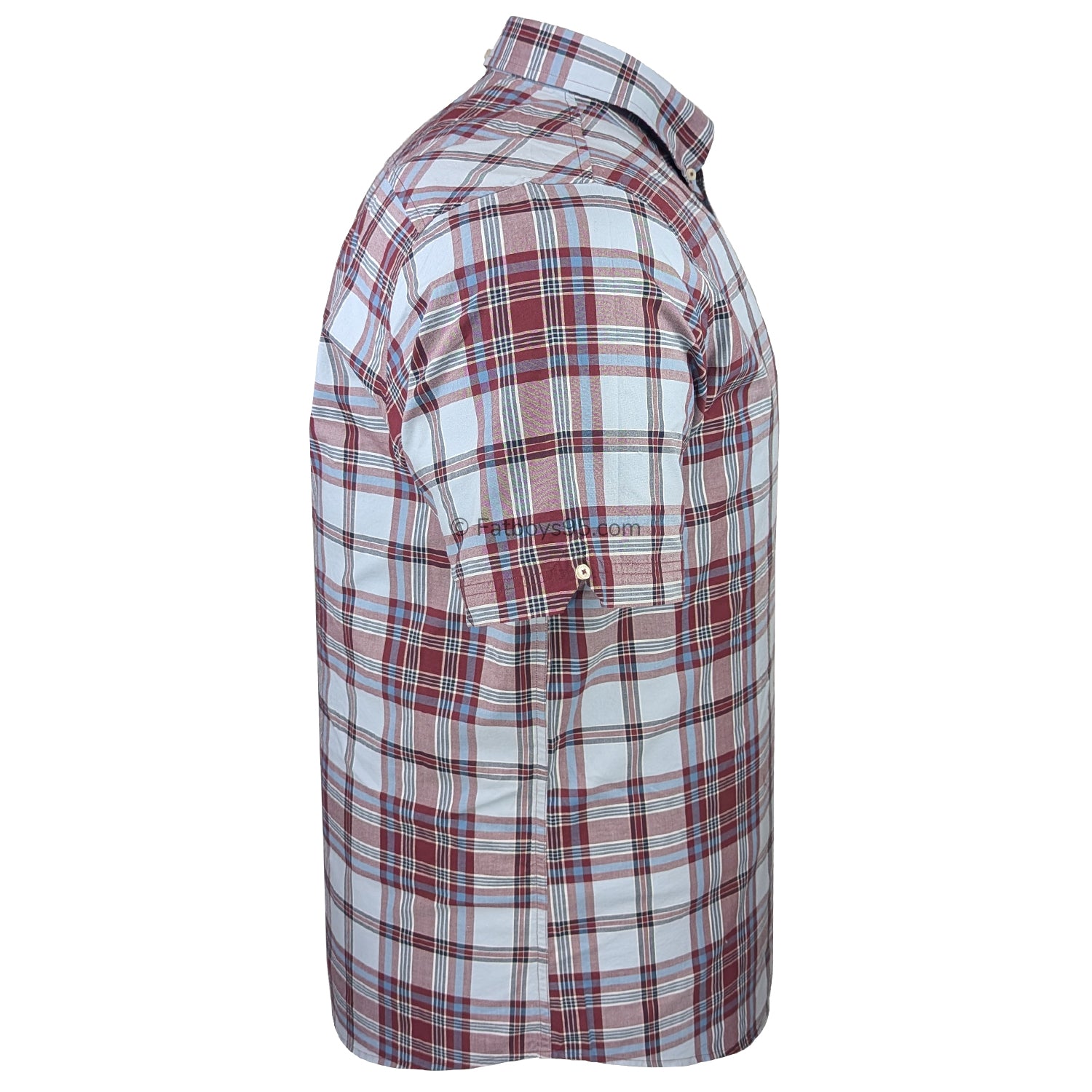 Ben Sherman S/S Classic Check Shirt - 0071135IL - Light Blue 6