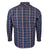 Ben Sherman Linear Check L/S Shirt - 0074140IL - Dark Navy 3