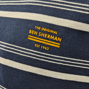 Ben Sherman Fine Stripe Polo - 0075872IL - Dark Navy 3