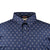 Ben Sherman Stipple Geo Print S/S Shirt - 0075906IL - Dark Navy 2