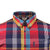 Ben Sherman Large Madras Check S/S Shirt - 0075938IL - Scarlet 2