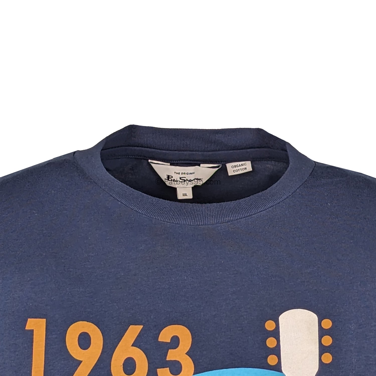 Ben Sherman Mod Guitar Poster Tee - 0076130IL - Dark Navy 2