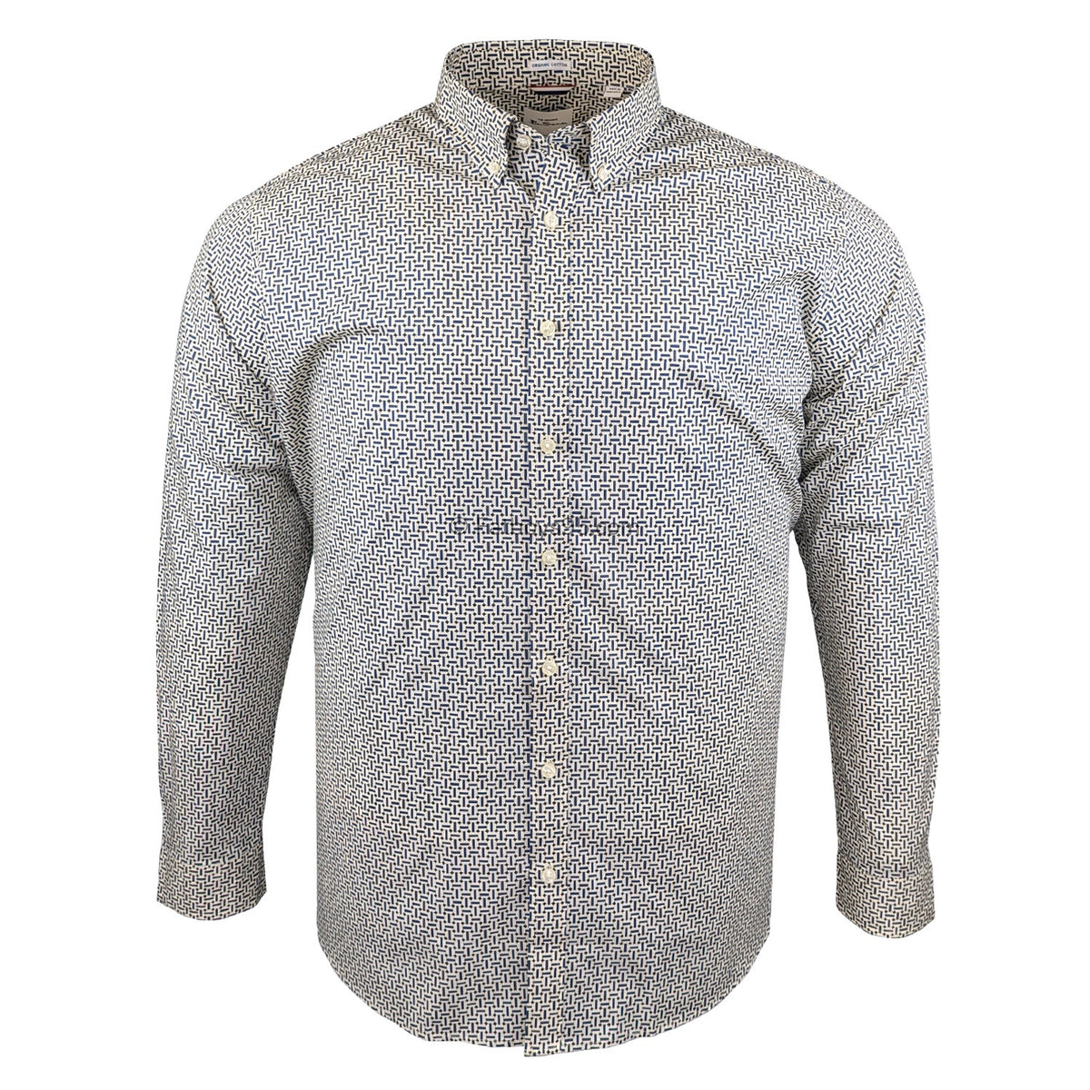 Ben Sherman L/S Shirt - 0077818IL - Fog 1