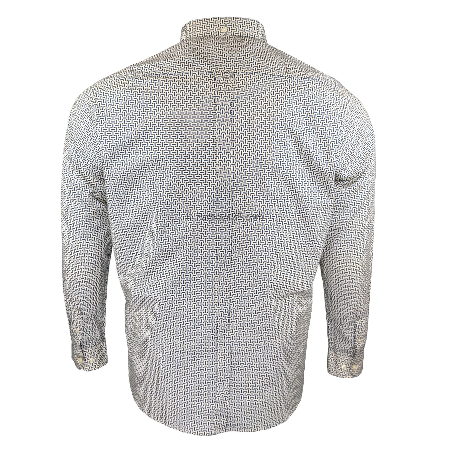 Ben Sherman L/S Shirt - 0077818IL - Fog 3