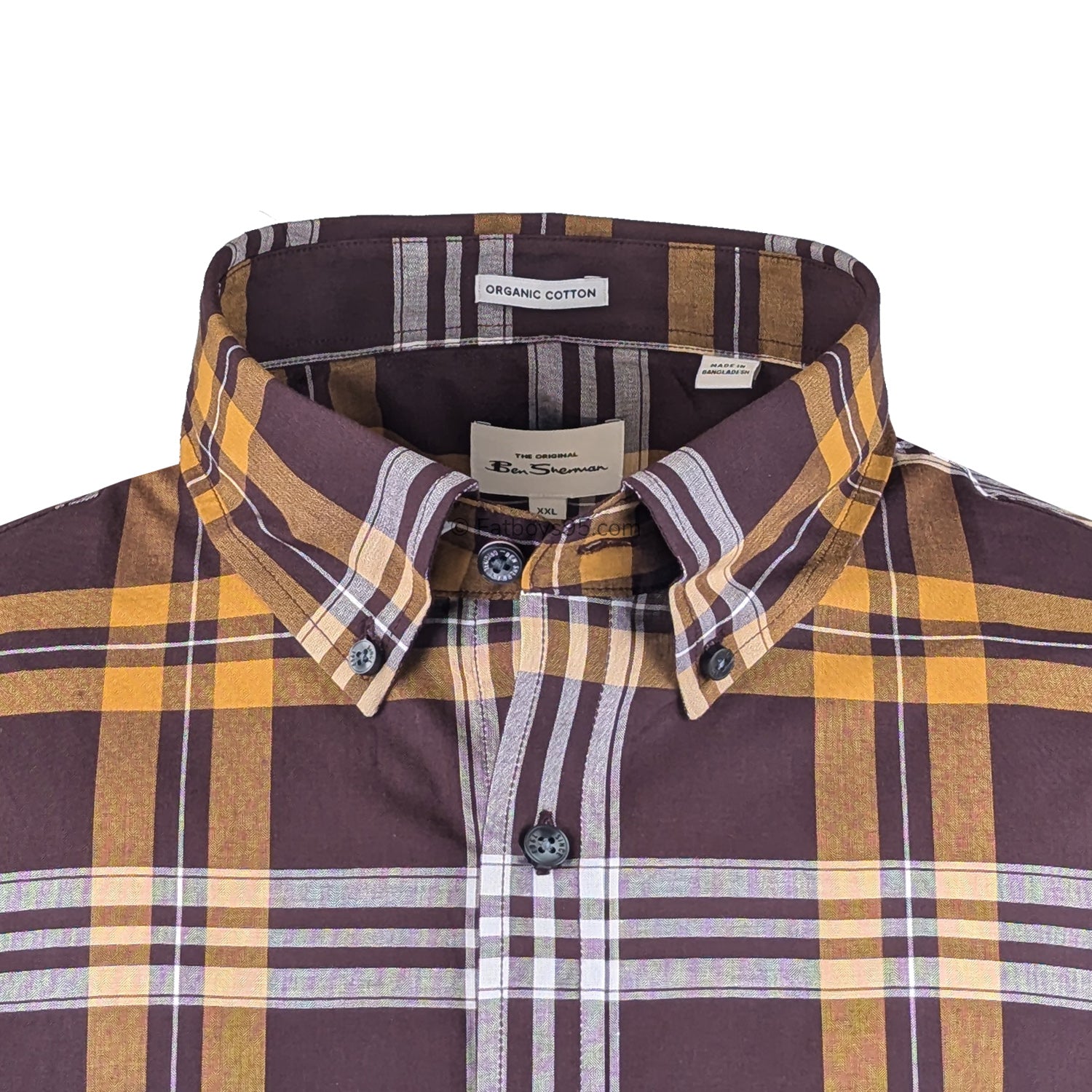 Ben Sherman S/S Shirt - 0077835IL - Wine 2