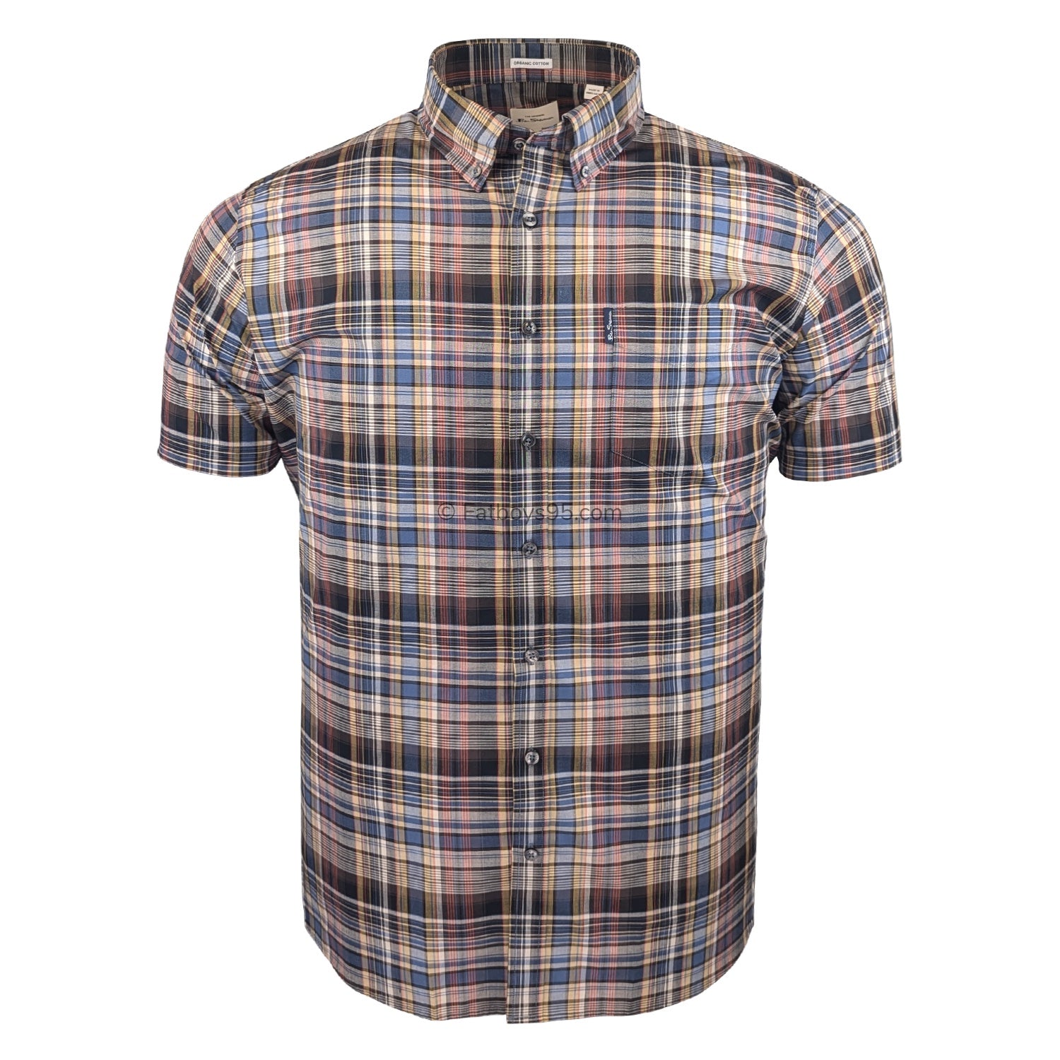 Ben Sherman S/S Shirt - 0077837IL - Sea 1