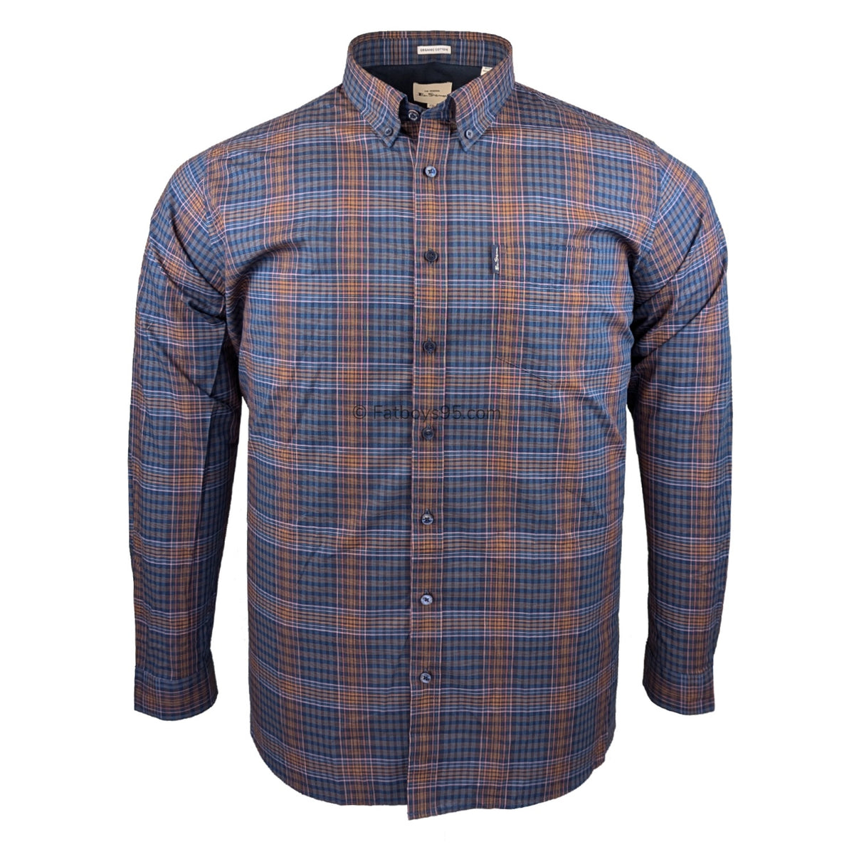 Ben Sherman L/S Shirt - 0077839IL - Dark Navy 1