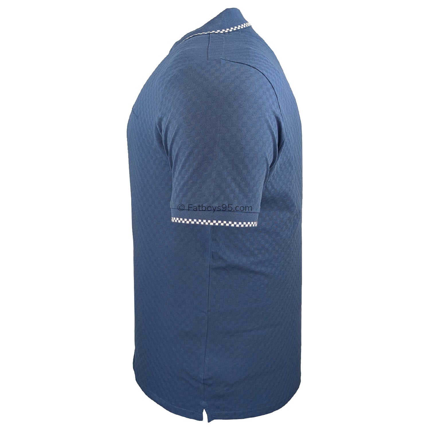 Ben Sherman Chequerboard Texture Polo - 1012403IL - Indigo 5