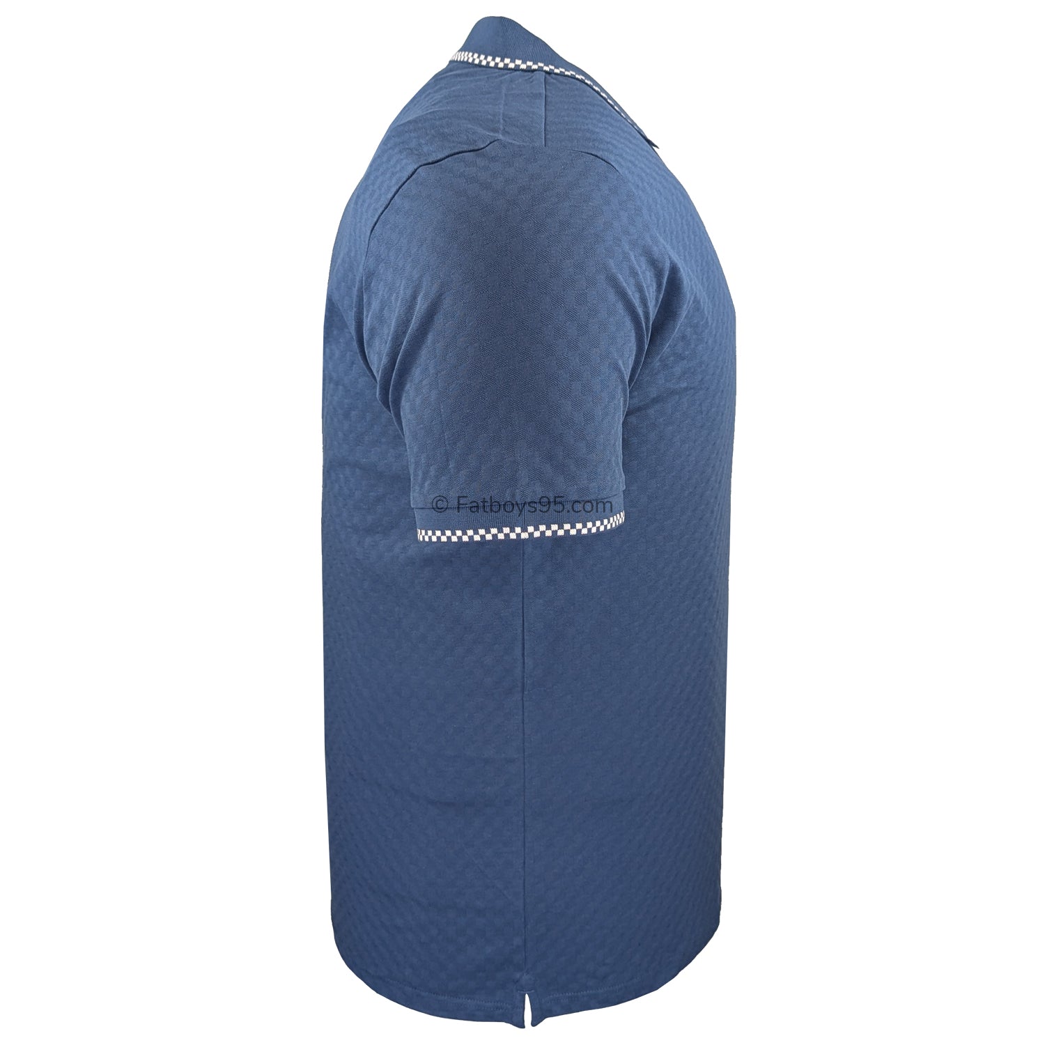 Ben Sherman Chequerboard Texture Polo - 1012403IL - Indigo 6