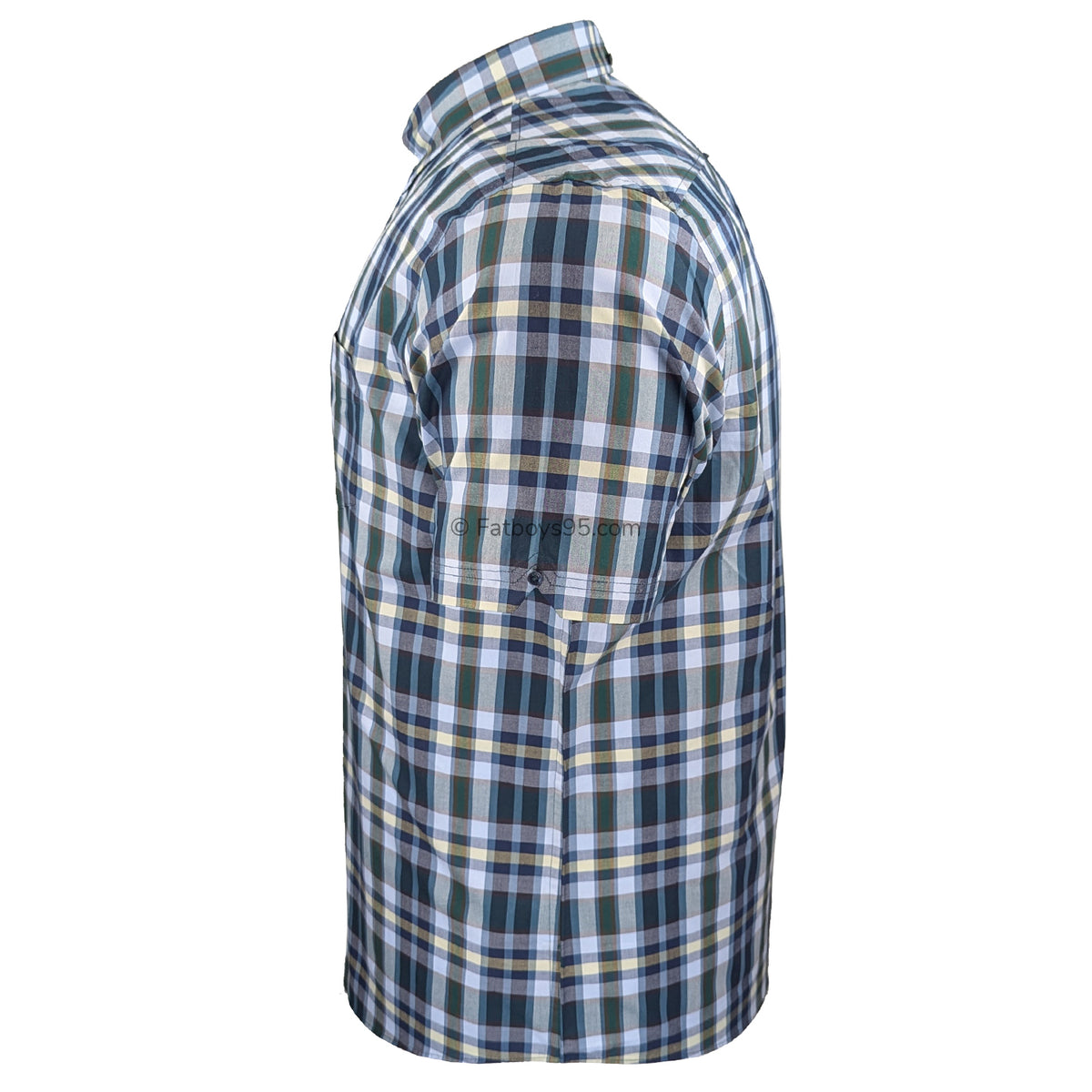 Ben Sherman Irregular Check S/S Shirt - 1012457IL - Dark Green 5