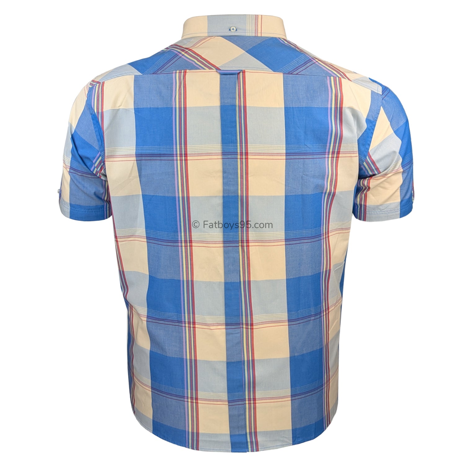Ben Sherman Multicolour Overcheck - 1012458IL - Kingfisher 3