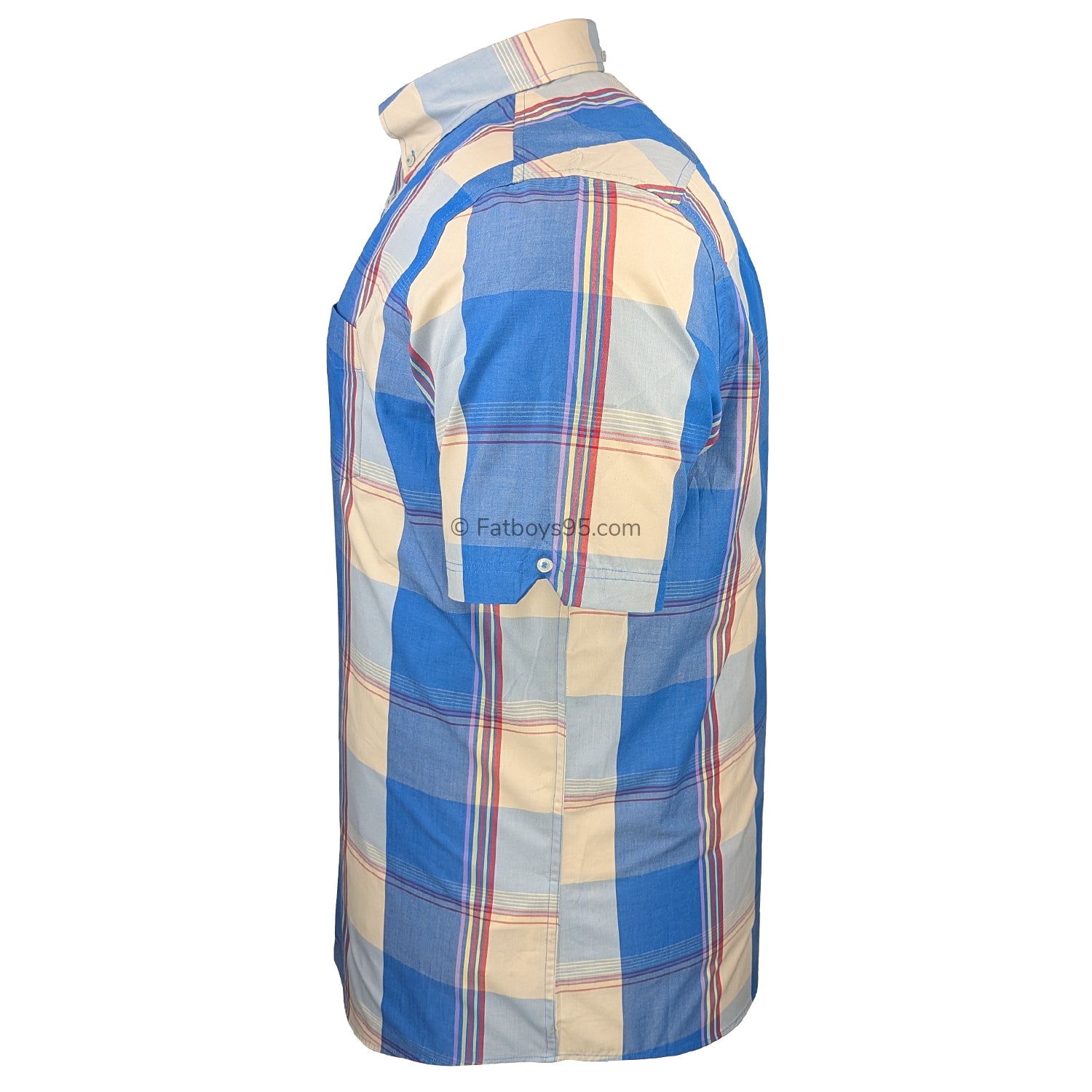 Ben Sherman Multicolour Overcheck - 1012458IL - Kingfisher 4