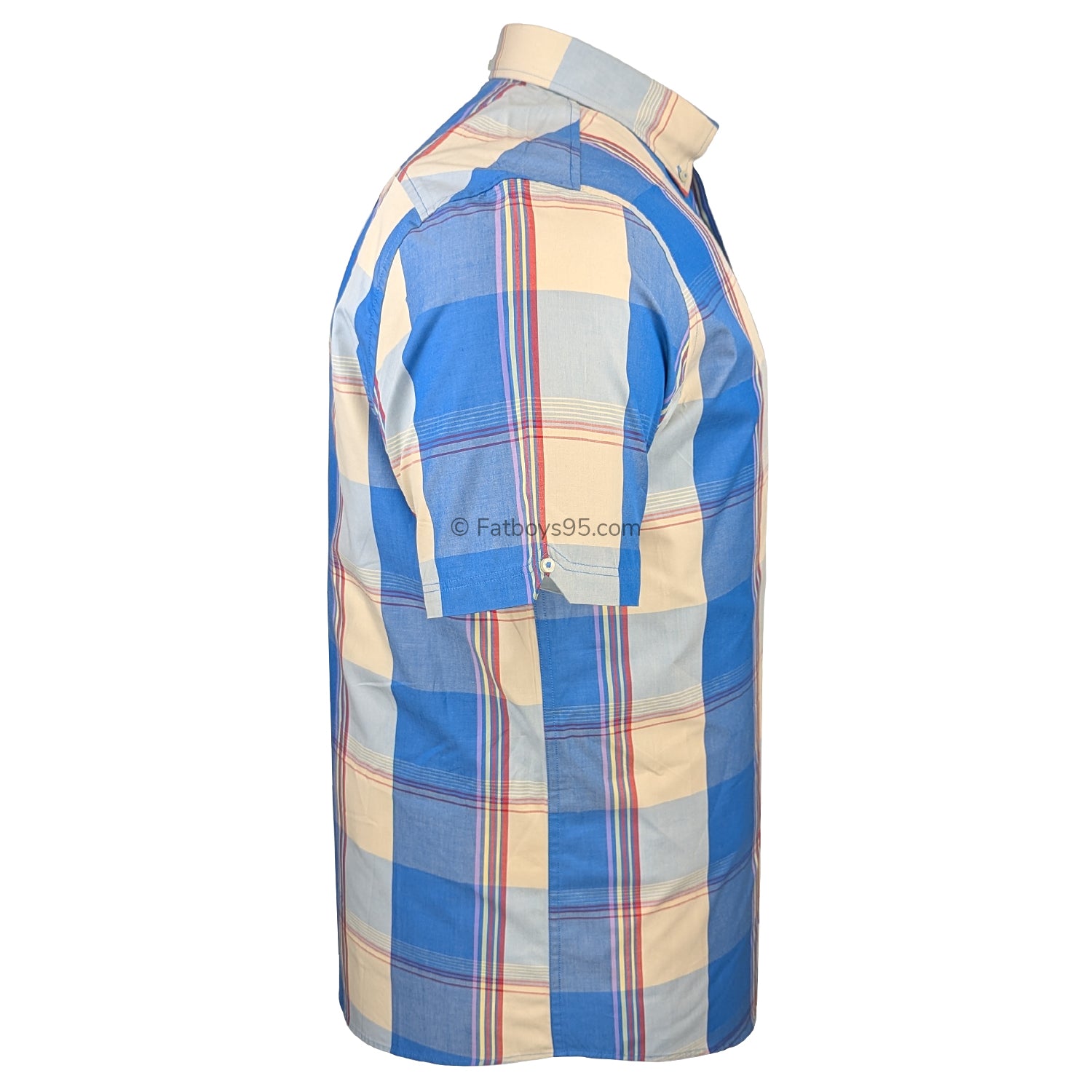 Ben Sherman Multicolour Overcheck - 1012458IL - Kingfisher 5