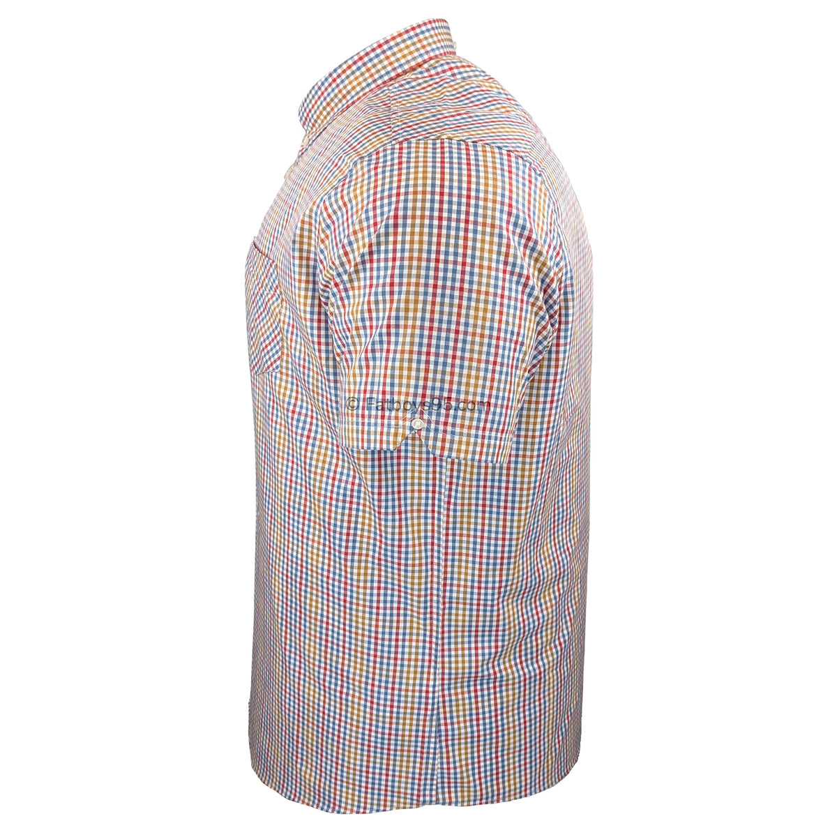 Ben Sherman Mini Gingham S/S Shirt - 1012460IL - Snow White 5