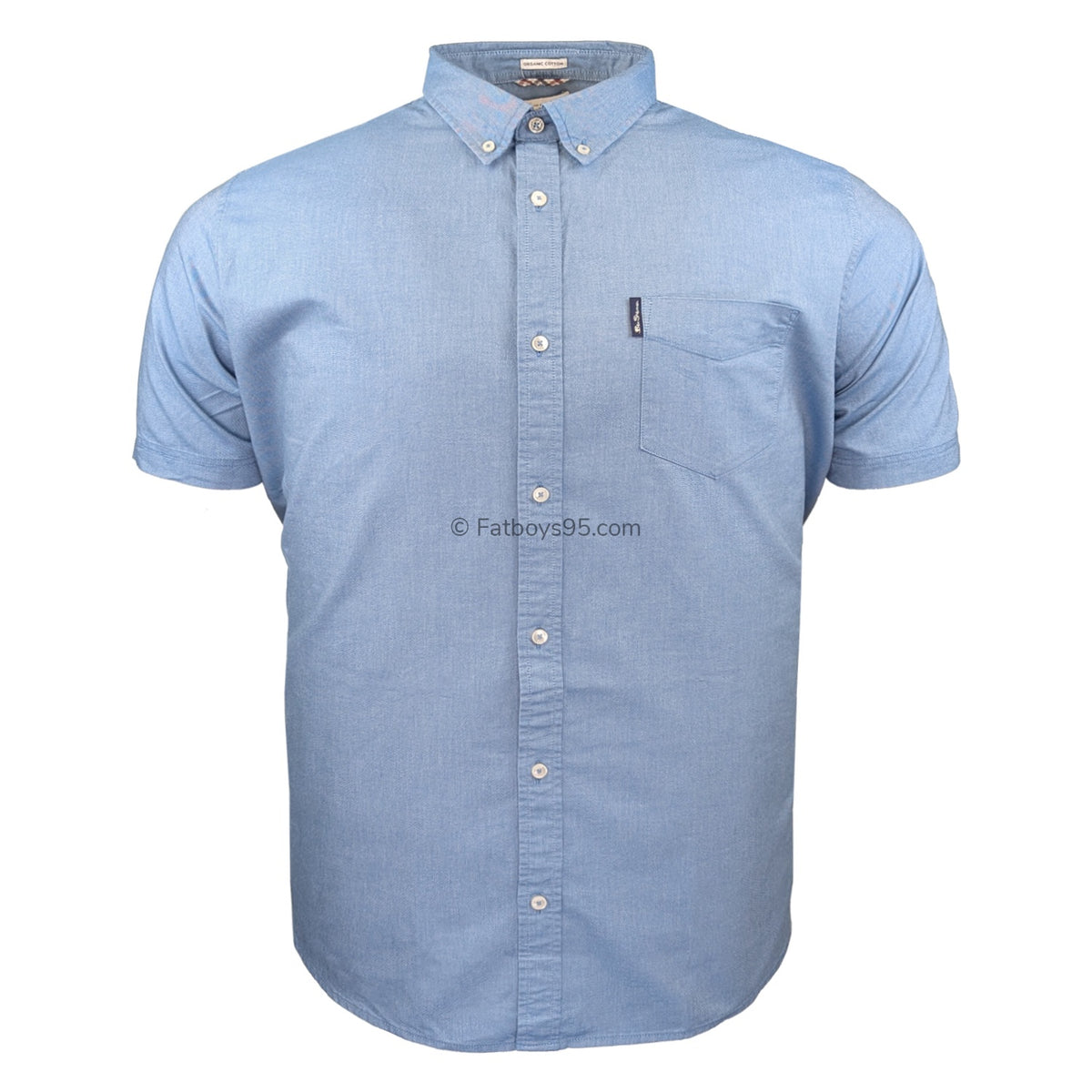 Ben Sherman S/S Oxford Shirt - 1012489IL - Airforce 1