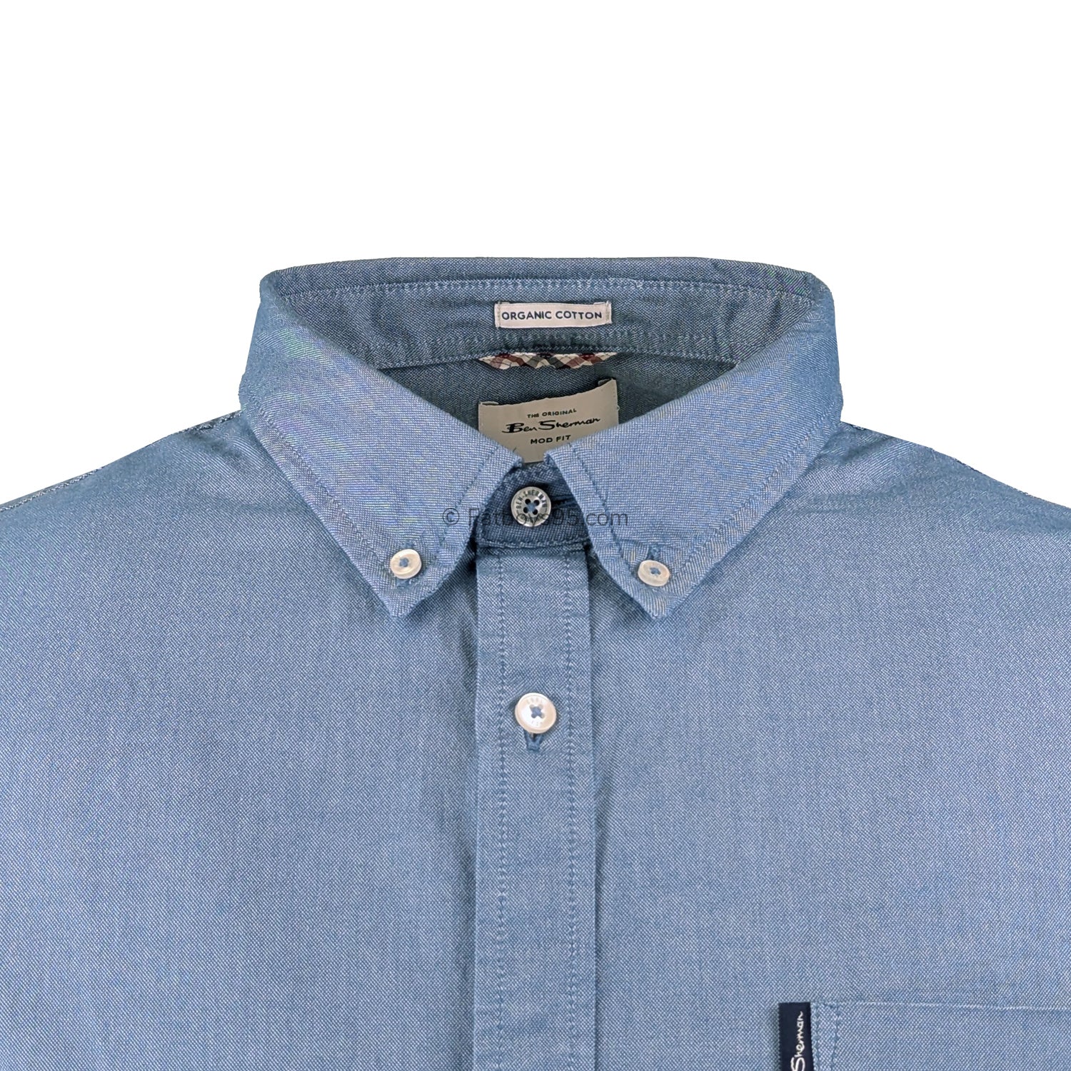 Ben Sherman S/S Oxford Shirt - 1012489IL - Airforce 2