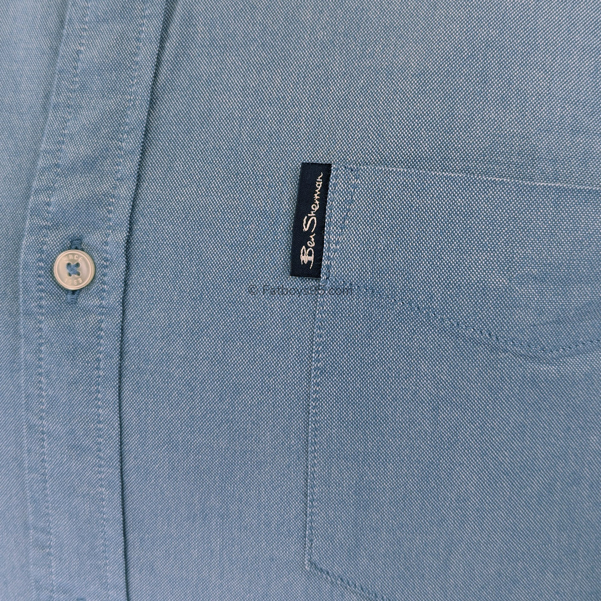 Ben Sherman S/S Oxford Shirt - 1012489IL - Airforce 3